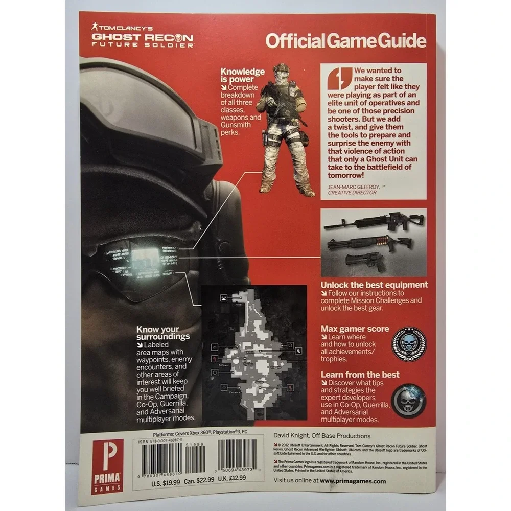 Tom Clancy's Ghost Recon Guide Only – Official Future Soldier Book